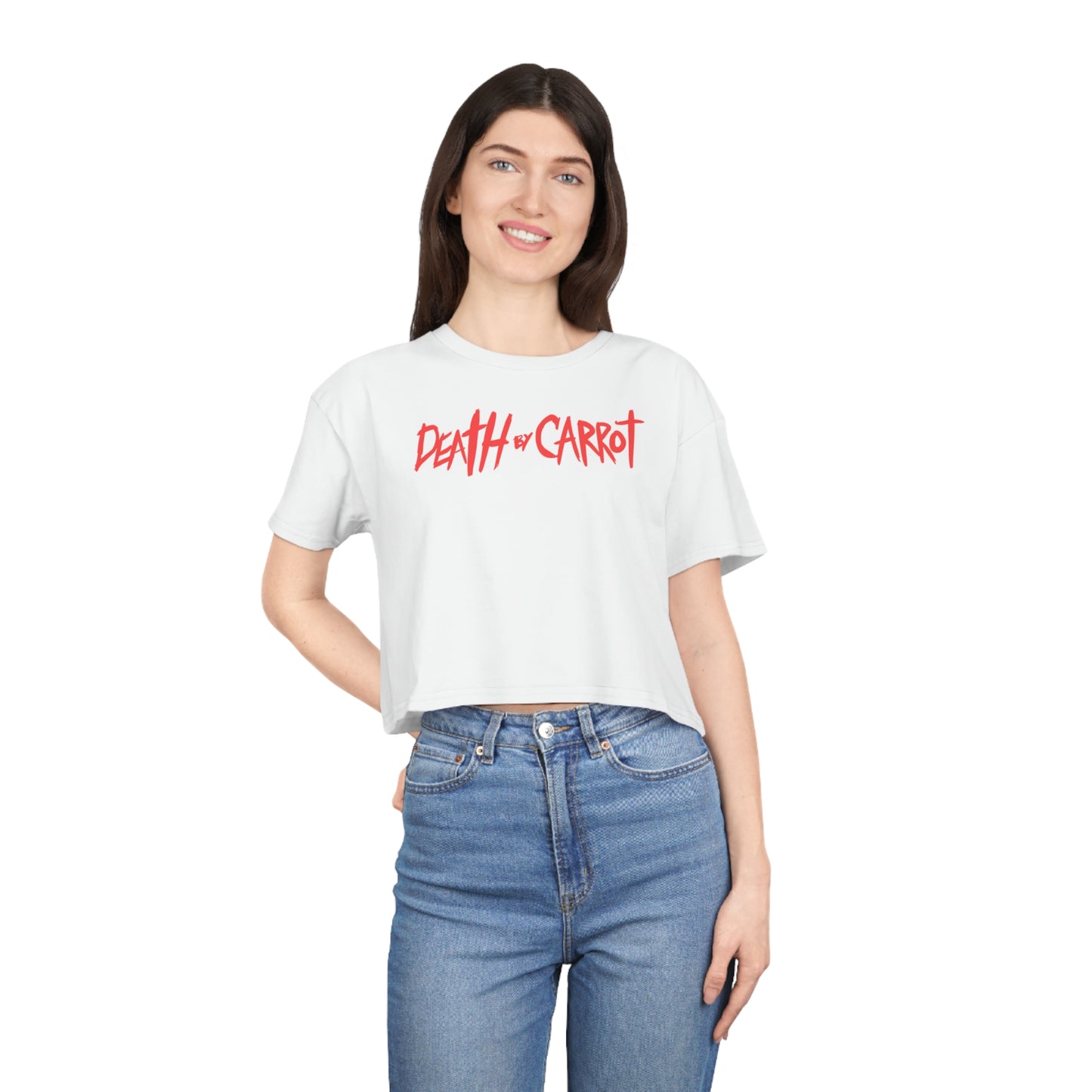 DBC X LOCKY ROWE Double Sided Crop Tee