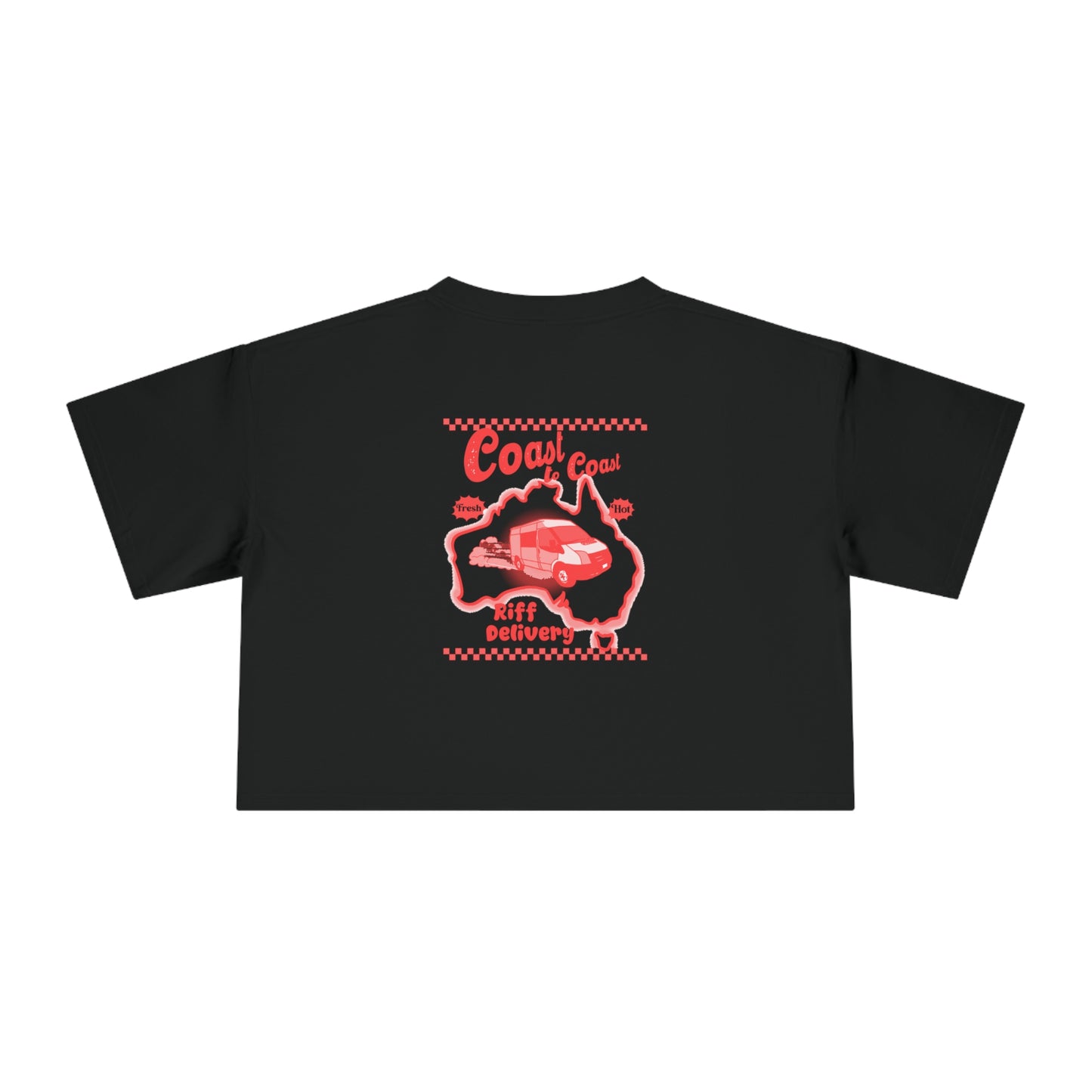 DBC X LOCKY ROWE Double Sided Crop Tee