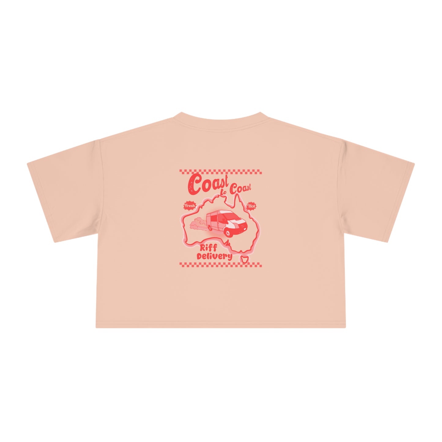 DBC X LOCKY ROWE Double Sided Crop Tee