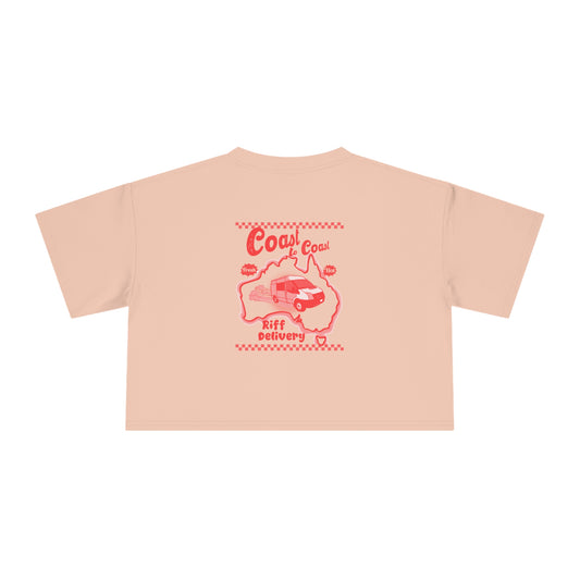 DBC X LOCKY ROWE Double Sided Crop Tee