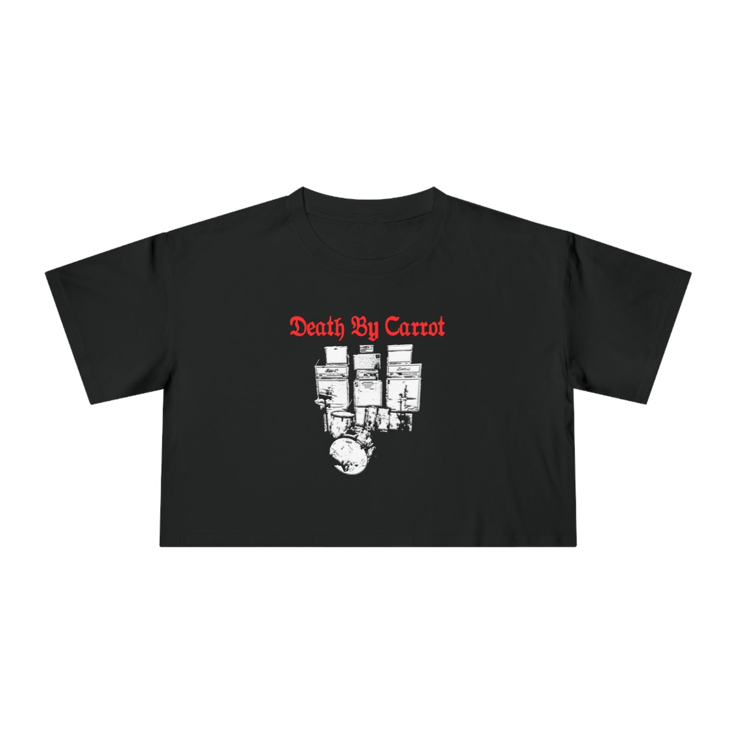 Black Marsha Crop Tee