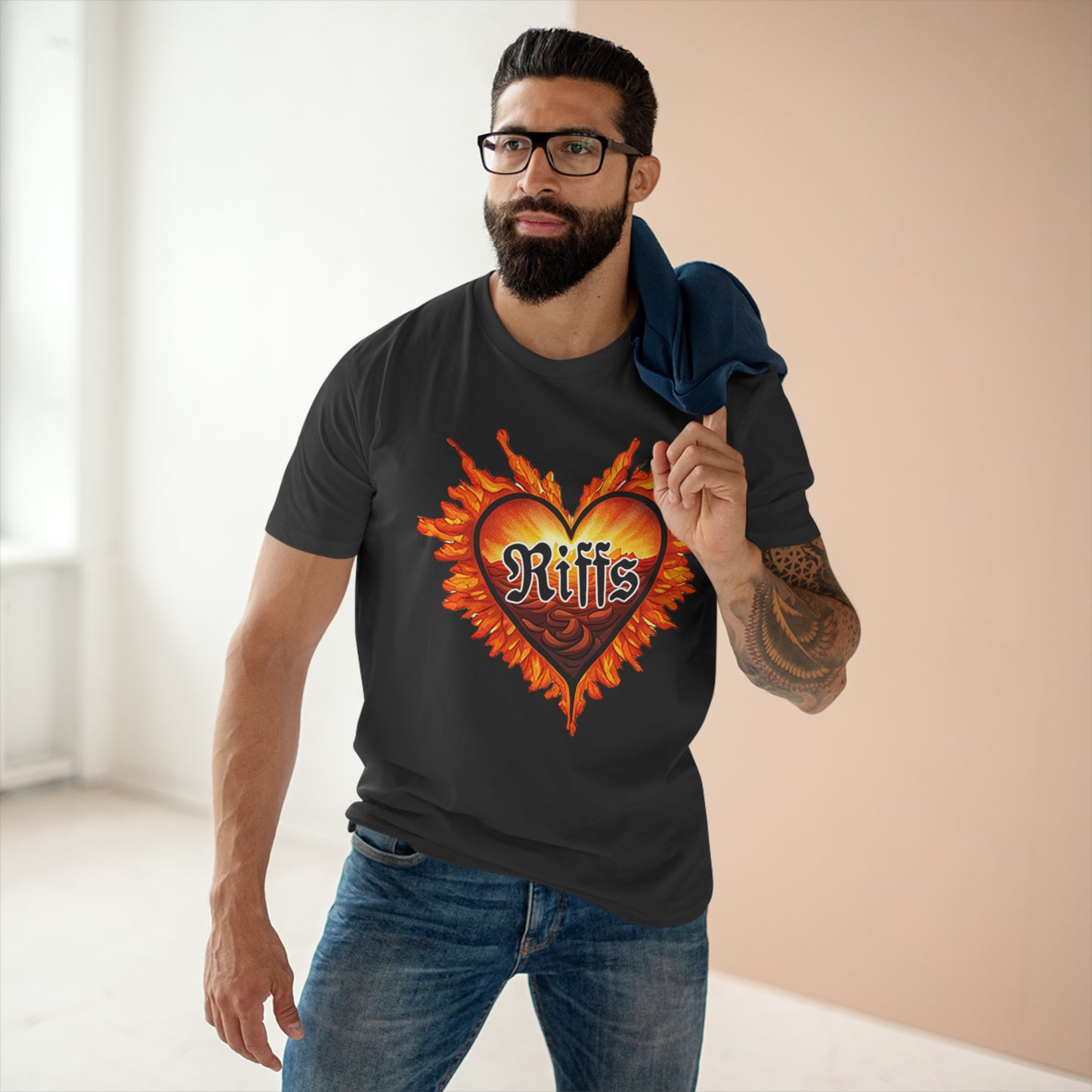For the love of Riffs Tee (Double Sided)