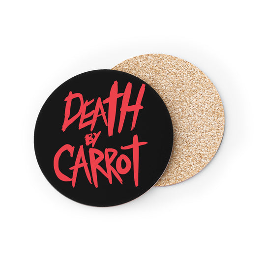 Death by Carrot Logo Coaster