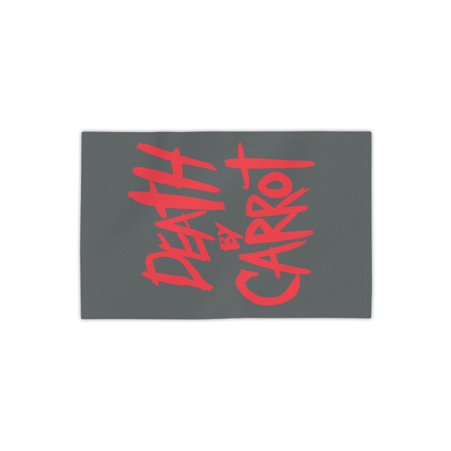 Death By Carrot Logo Beach Towel