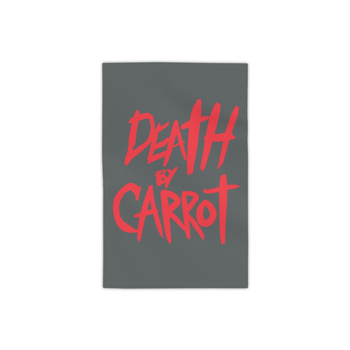 Death By Carrot Logo Beach Towel