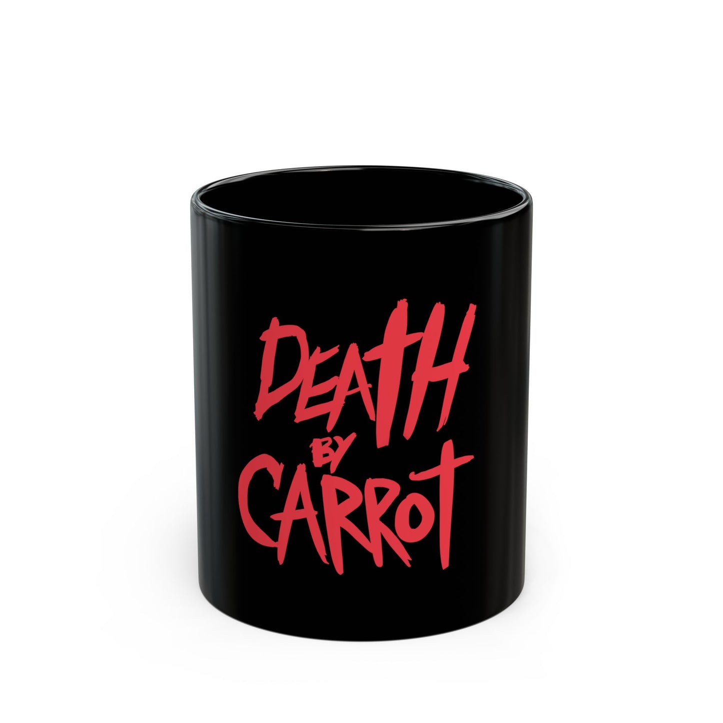 Black Death By Carrot Mug — 11oz/15oz Novelty Coffee Cup