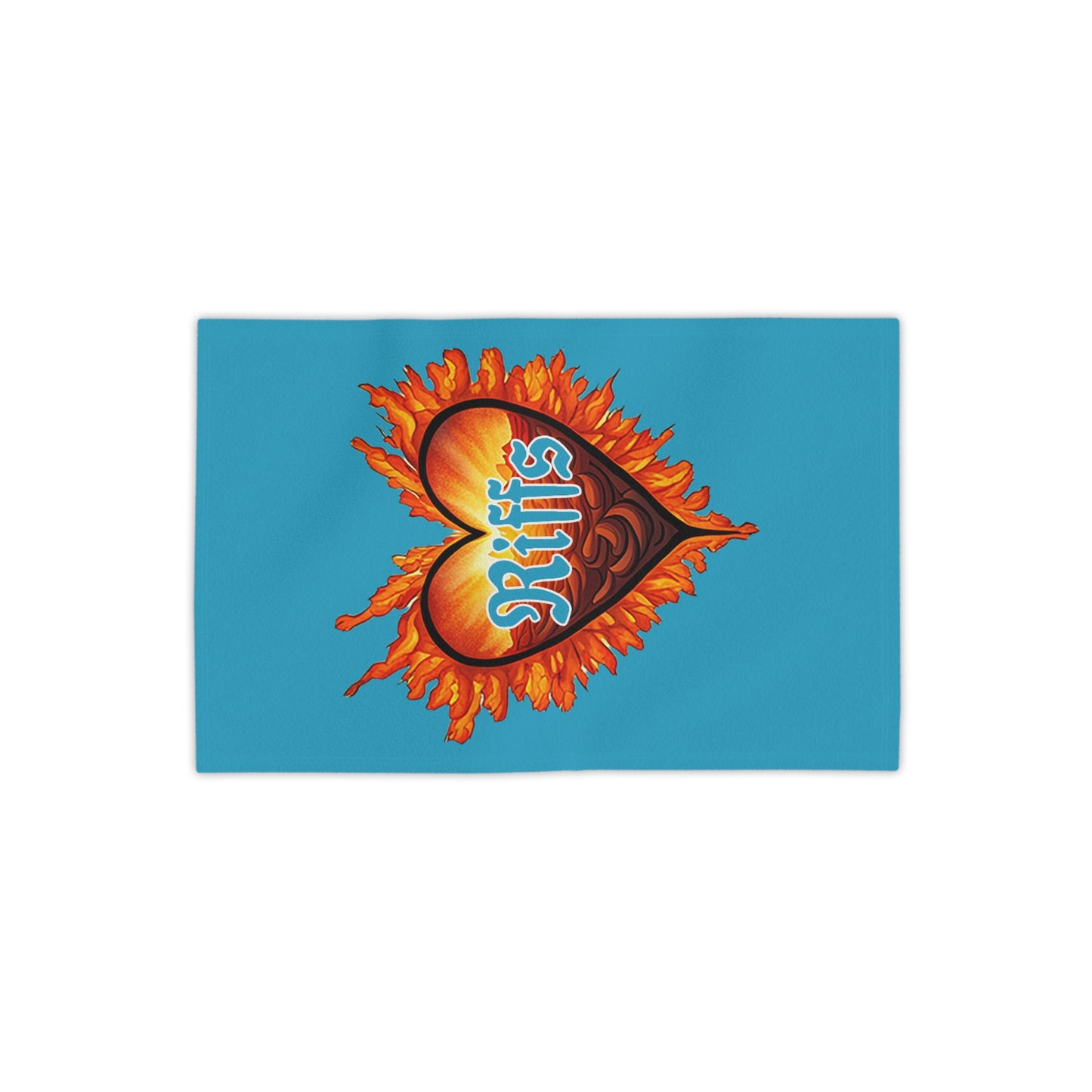 Riffs Blue Beach Towel — Vibrant Surf & Pool Towel