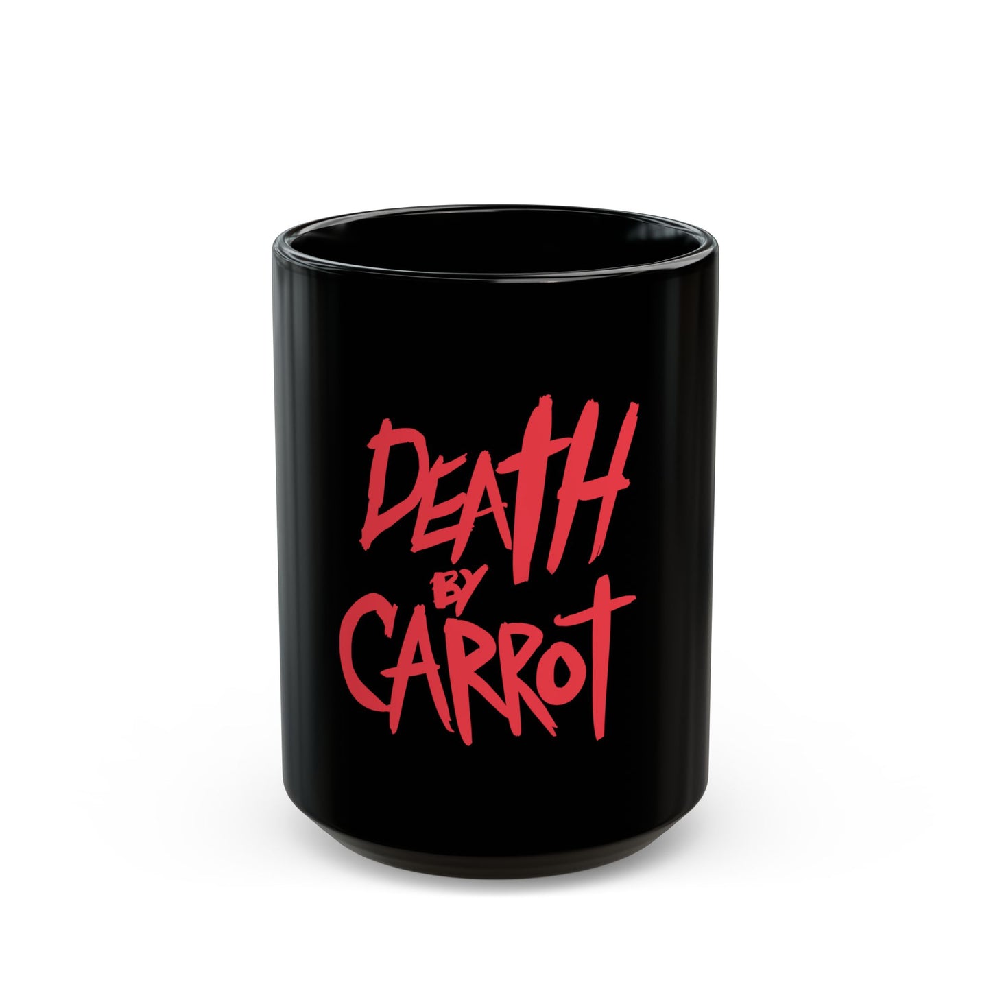 Black Death By Carrot Mug — 11oz/15oz Novelty Coffee Cup