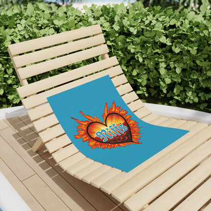 Riffs Blue Beach Towel — Vibrant Surf & Pool Towel